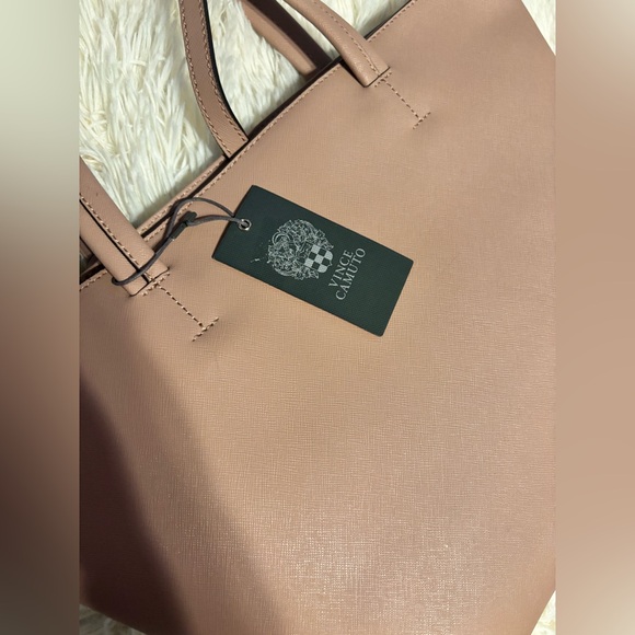 Leila small Tote leather Bag by Vince Camuto - Vintage Quartz - Picture 3 of 8